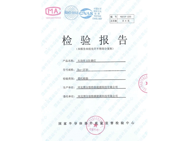 30W小金豆检测报告